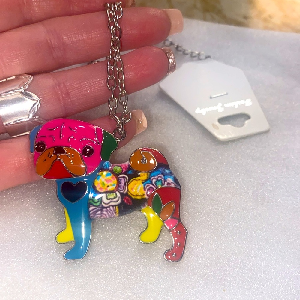 Colorful Kids Animal Pendant Necklace